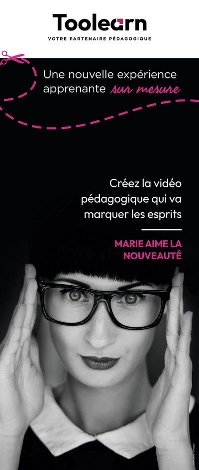 Kakémono Toolearn salon - Marie